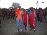 Me (Siggy) with some of my Maasai friends